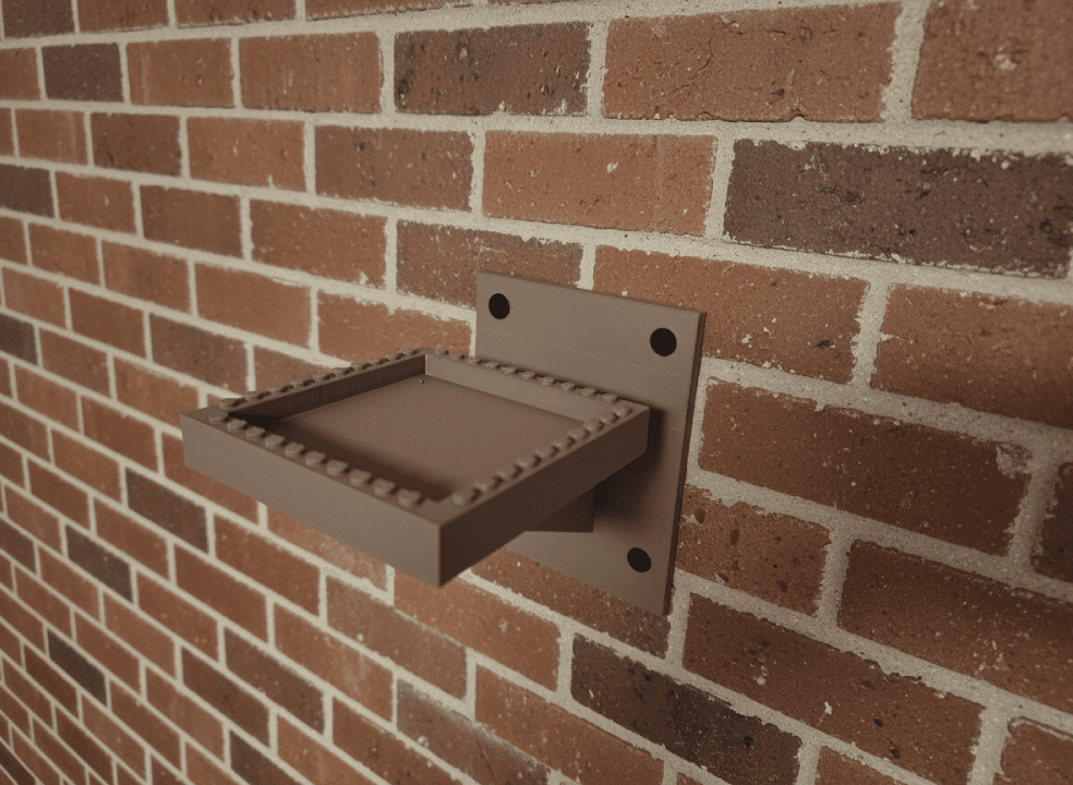 Étagère murale LEGO - Vue détaillée