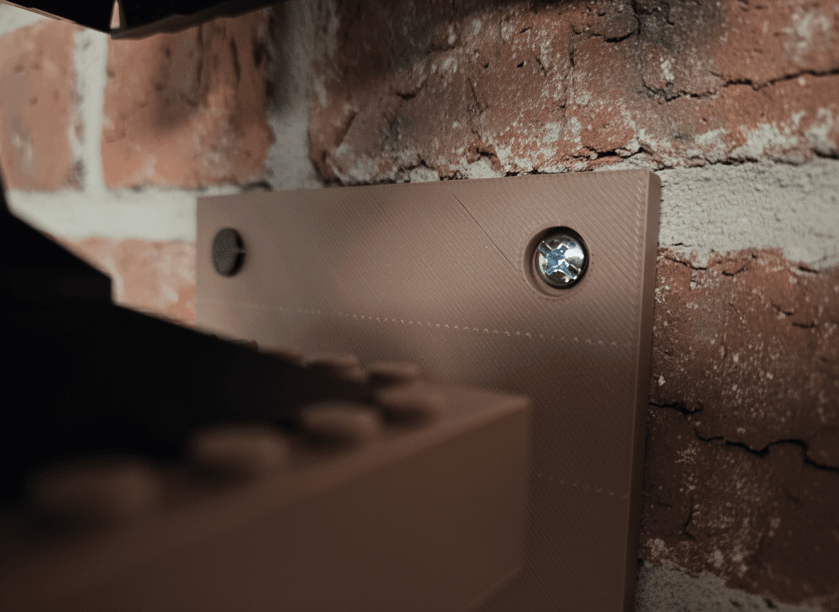 Étagère murale LEGO - Mise en situation