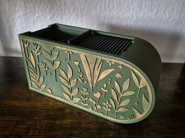 Boîte de Rangement Multi-Usage avec Motifs Floraux – Idéale pour Bijoux, Souvenirs, Épices, et Plus – Image 4