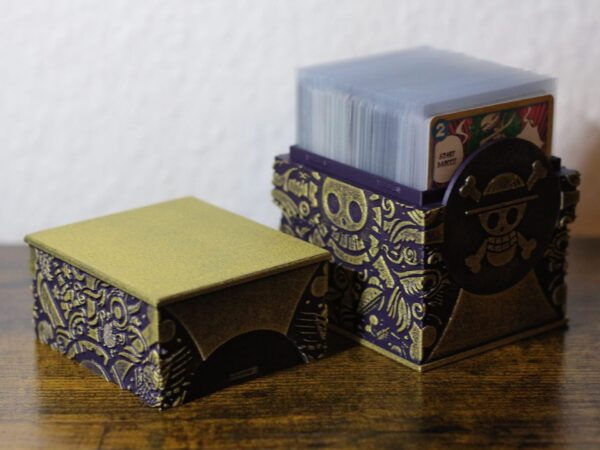 Deckbox One Piece, Peinte à la Main - Rangement Pirate pour Cartes – Image 5