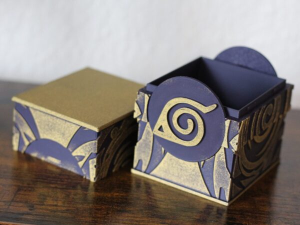 Deckbox Naruto, Peinte à la main - Rangement pour le jeu de cartes Naruto – Image 4