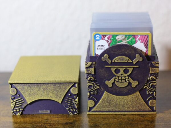 Deckbox One Piece, Peinte à la Main - Rangement Pirate pour Cartes – Image 2