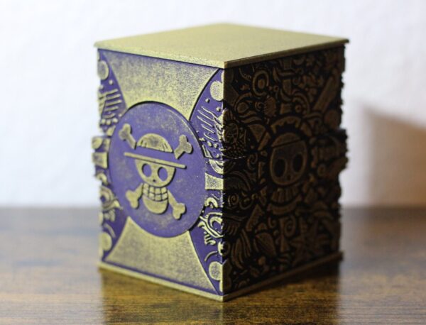 Deckbox One Piece, Peinte à la Main - Rangement Pirate pour Cartes – Image 3