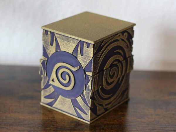 Deckbox Naruto, Peinte à la main - Rangement pour le jeu de cartes Naruto