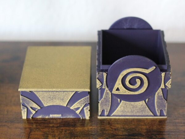 Deckbox Naruto, Peinte à la main - Rangement pour le jeu de cartes Naruto – Image 3